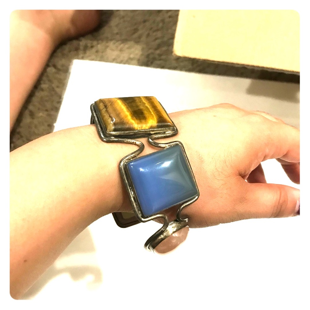 Colorful rock bracelet